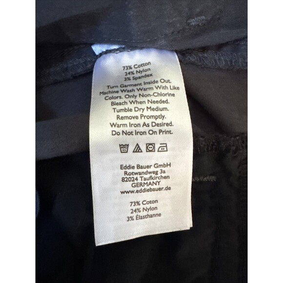 EDDIE BAUER First Ascent Guide Pro Nylon Pants Womens 14 Gray Cargo Hiking - Picture 12 of 14